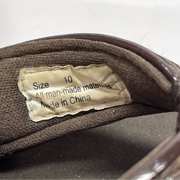 Volatile Sandals Women’s Size 10 Brown Mini Croc - Picture 7 of 8